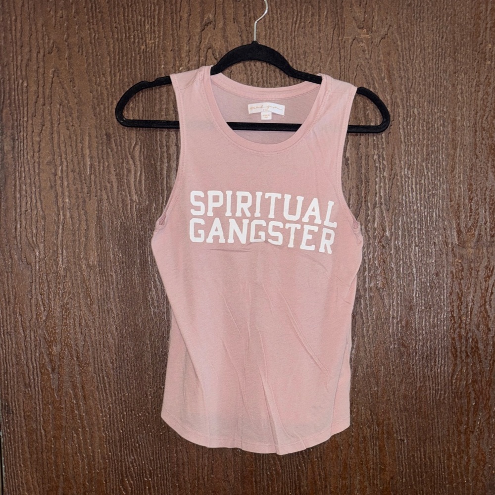 Spiritual Gangster Blush Muscle Tee